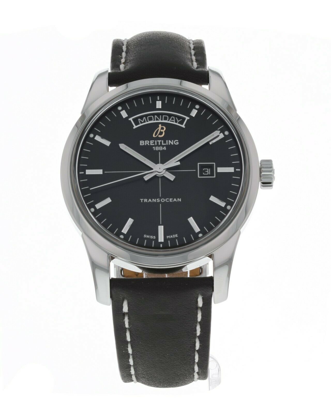 Breitling Transocean Day & Date 42mm Automatic Mens Watch - A4531012/BB69/435X/A2 0BA.1