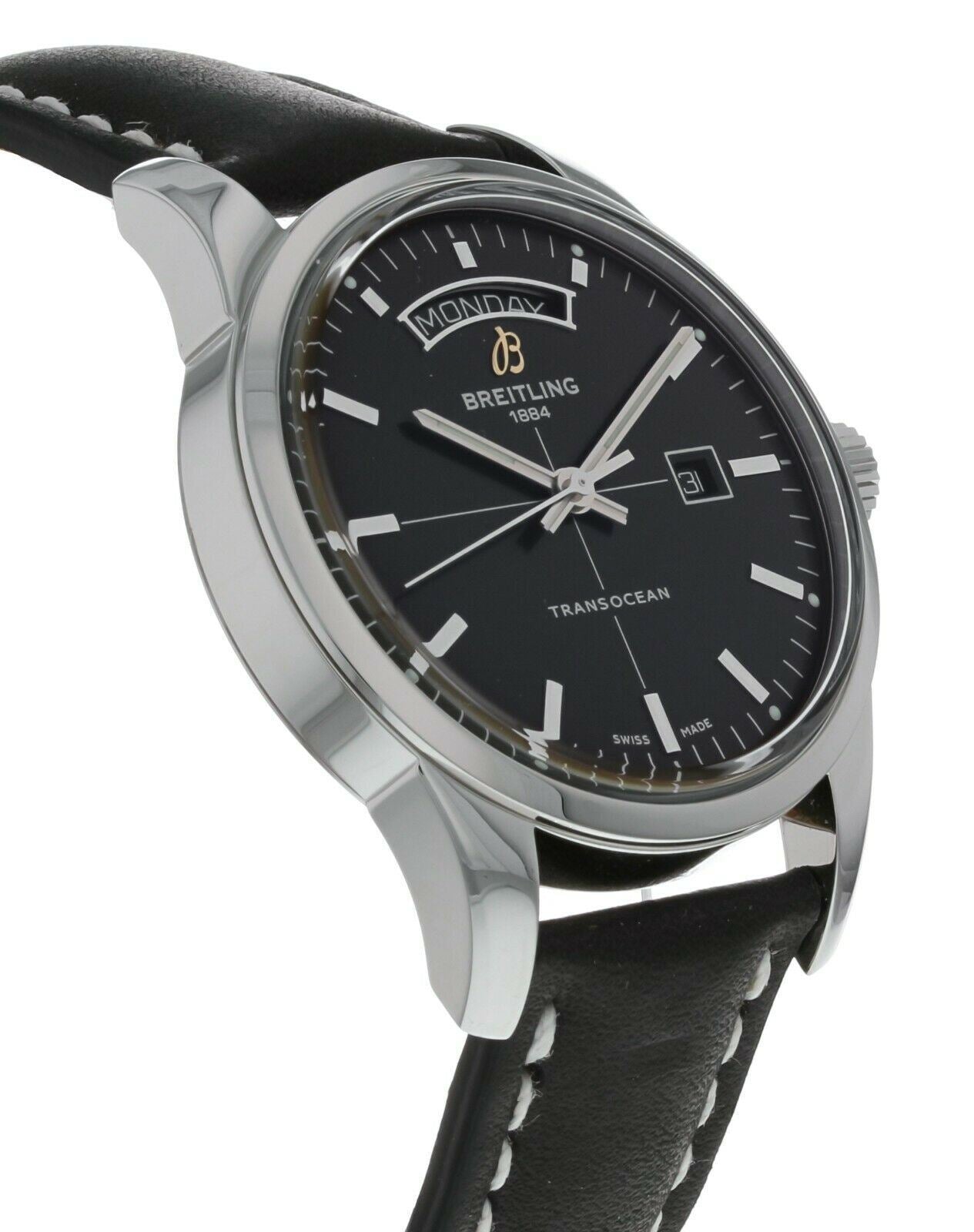 Breitling Transocean Day & Date 42mm Automatic Mens Watch - A4531012/BB69/435X/A2 0BA.1