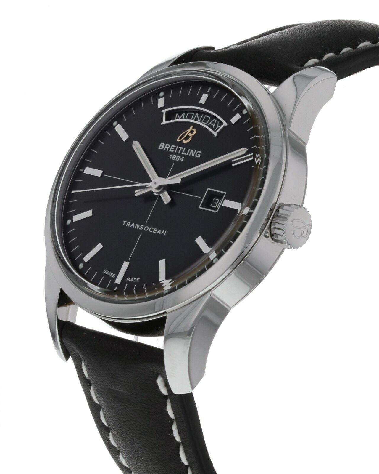 Breitling Transocean Day & Date 42mm Automatic Mens Watch - A4531012/BB69/435X/A2 0BA.1