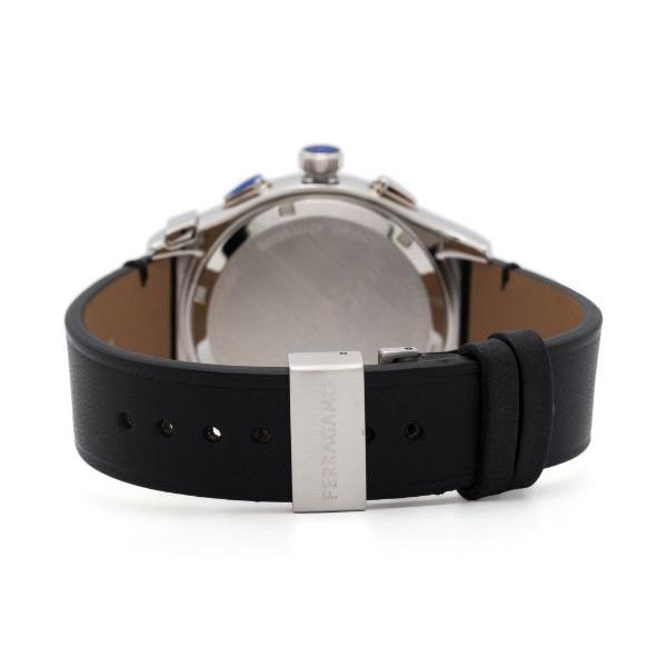 Salvatore Ferragamo 1927 Chrono Analog Black Dial Black Leather Strap Watch for Men - SFKZ00123