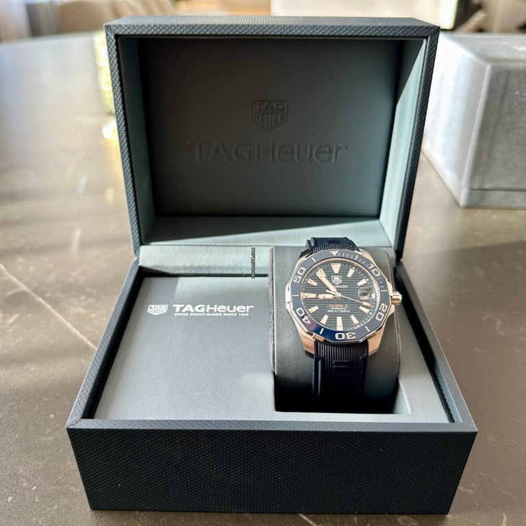 Tag Heuer Aquaracer Blue Dial Watch for Men - WAY211C.FT6155