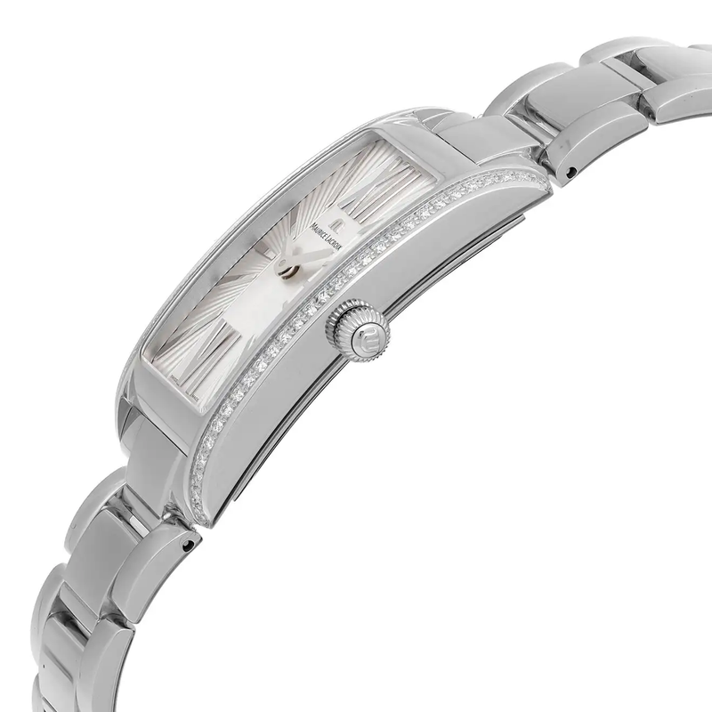 Maurice Lacroix Fiaba Diamonds White Dial Silver Steel Strap Watch for for Women - FA2164-SD532-170
