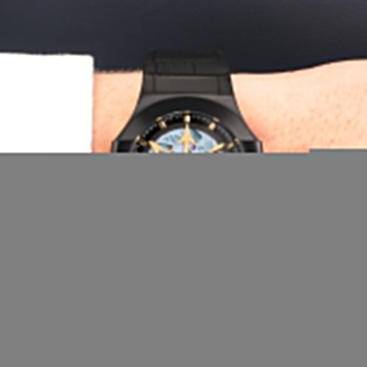 Maserati Potenza Automatic Black Dial Black Leather Strap Watch For Men - R8821108036