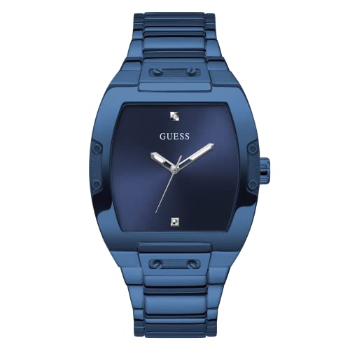 Guess Phoenix Blue Dial Blue Steel Strap Watch for Men - GW0387G4