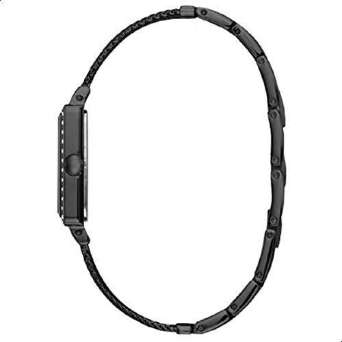 Guess Highline Black Dial Black Mesh Bracelet Watch for Women - W0826L4