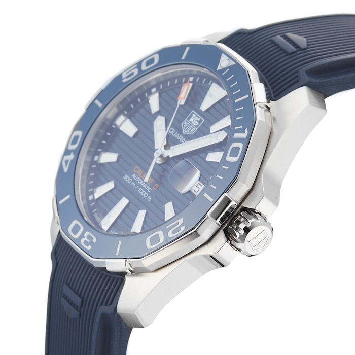 Tag Heuer Aquaracer Blue Dial Watch for Men - WAY211C.FT6155