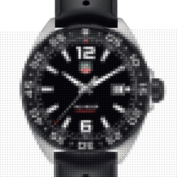 Tag Heuer Formula 1 Quartz Black Dial Black Rubber Strap Watch for Men - WAZ1110.FT8023