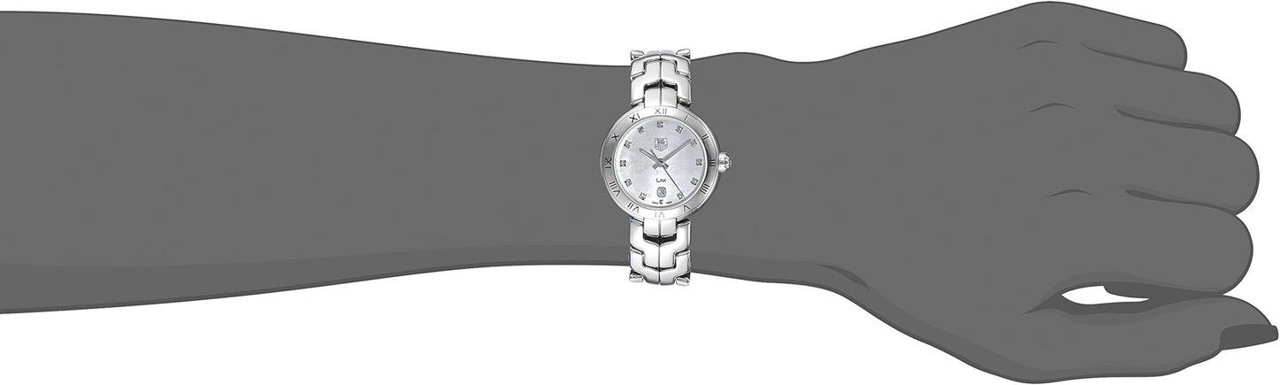 Tag Heuer Link Diamonds Mother of Pearl Dial Silver Steel Strap Watch for Women - WAT1417.BA0954