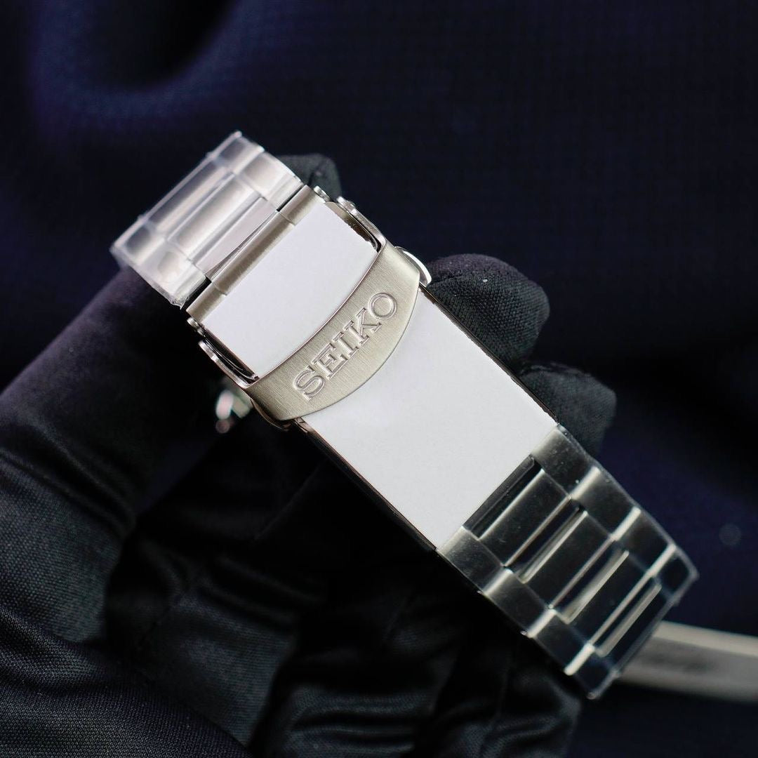 Seiko 5 Sport Automatic SKX Series Black Dial Silver Steel Strap Watch for Men - SRPK99K1