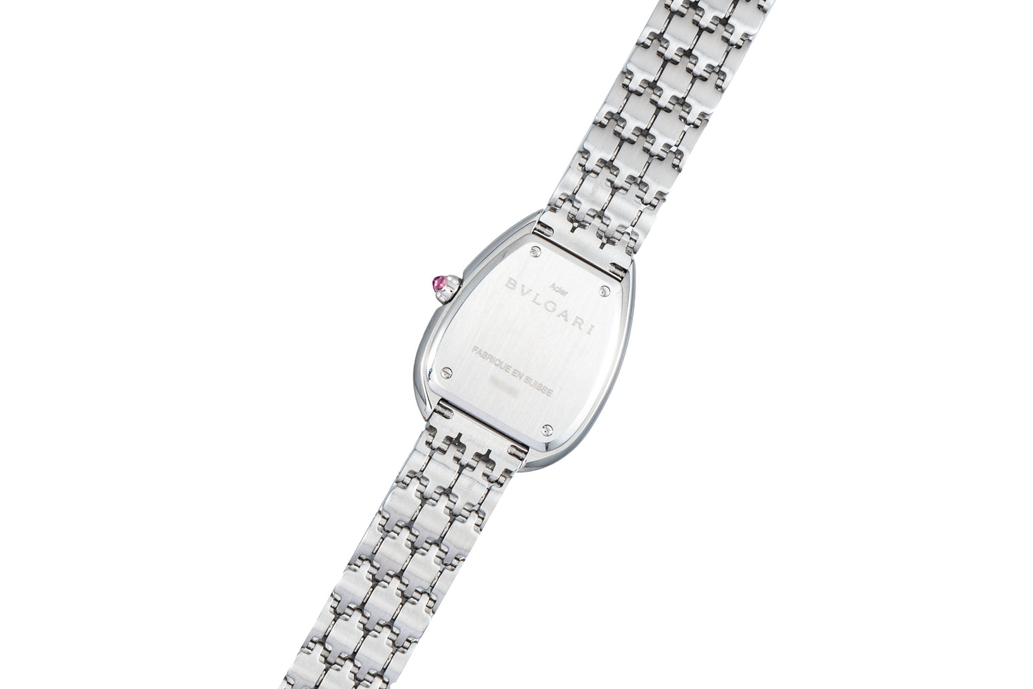 Bvlgari Serpenti Seduttori Quartz White Dial Silver Steel Strap Watch for Women - SERPENTI103141