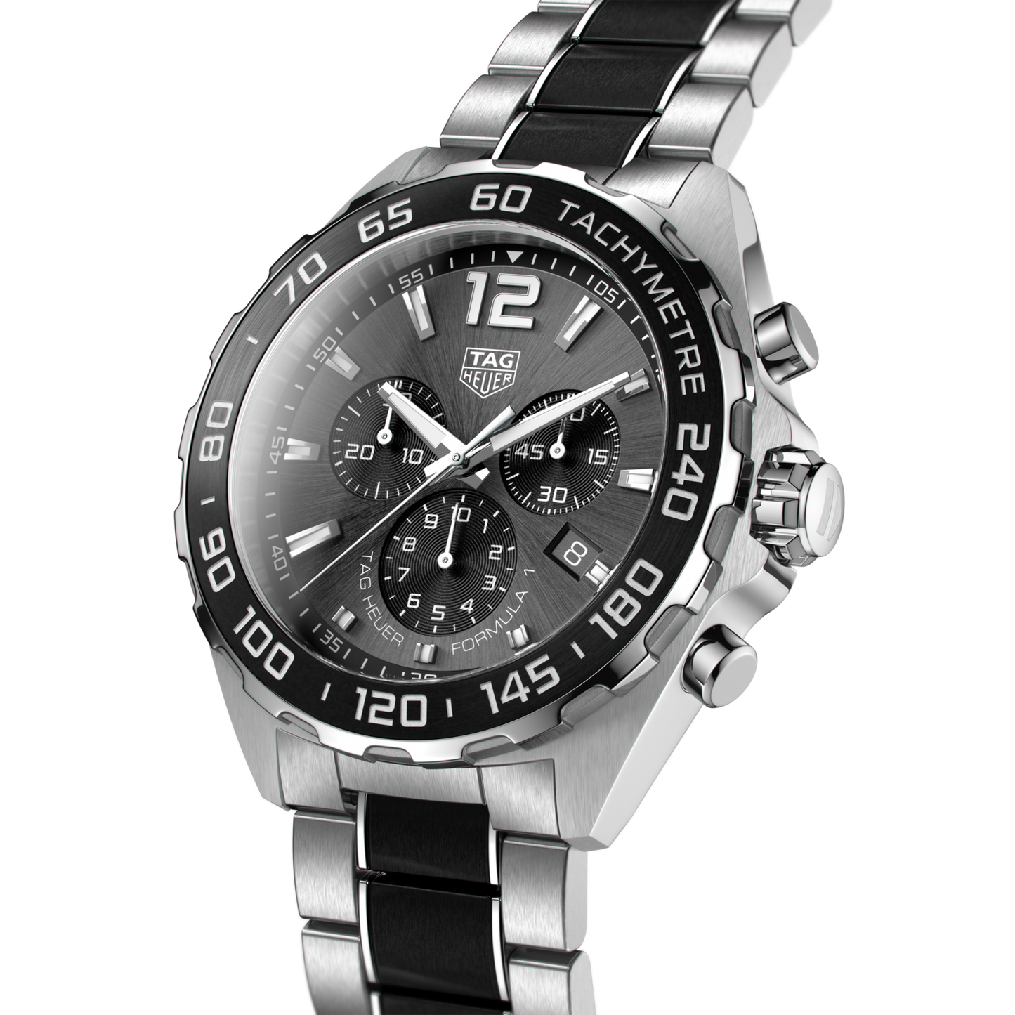 Tag Heuer Formula 1 Anthracite Dial Two Tone Steel Strap Watch For Men - CAZ1011.BA0843