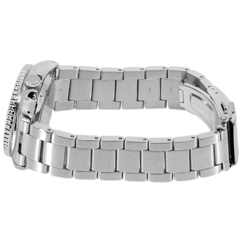 Seiko 5 Sports SKX Midi Automatic Teal Dial Silver Steel Strap Watch For Men - SRPK33K1