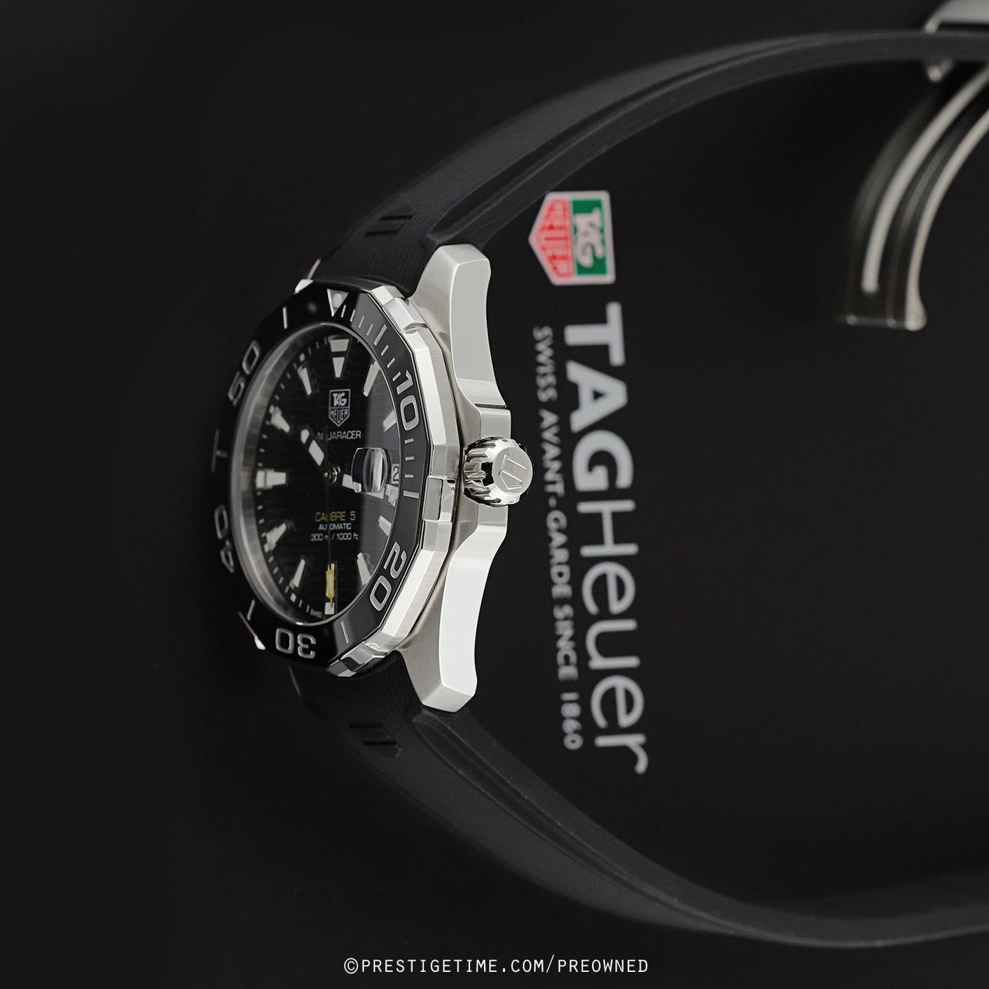 Tag Heuer Aquaracer Black Dial Watch for Men - WAY211A.FT6151
