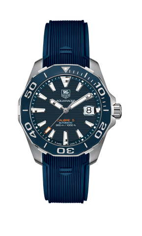 Tag Heuer Aquaracer Blue Dial Watch for Men - WAY211C.FT6155