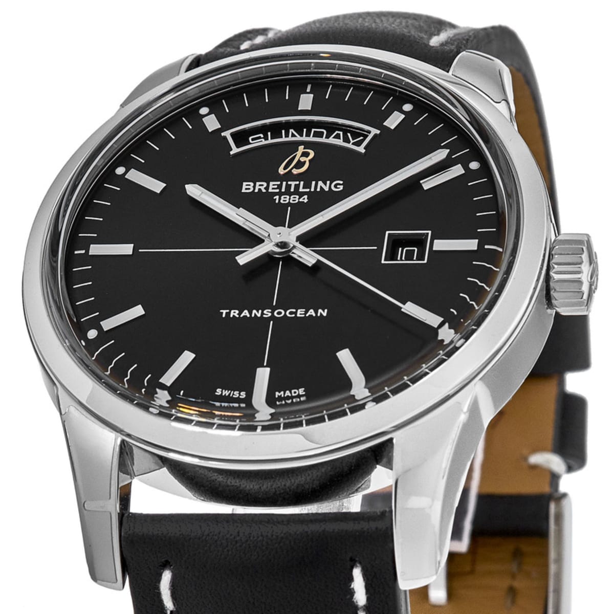 Breitling Transocean Day & Date 42mm Automatic Mens Watch - A4531012/BB69/435X/A2 0BA.1