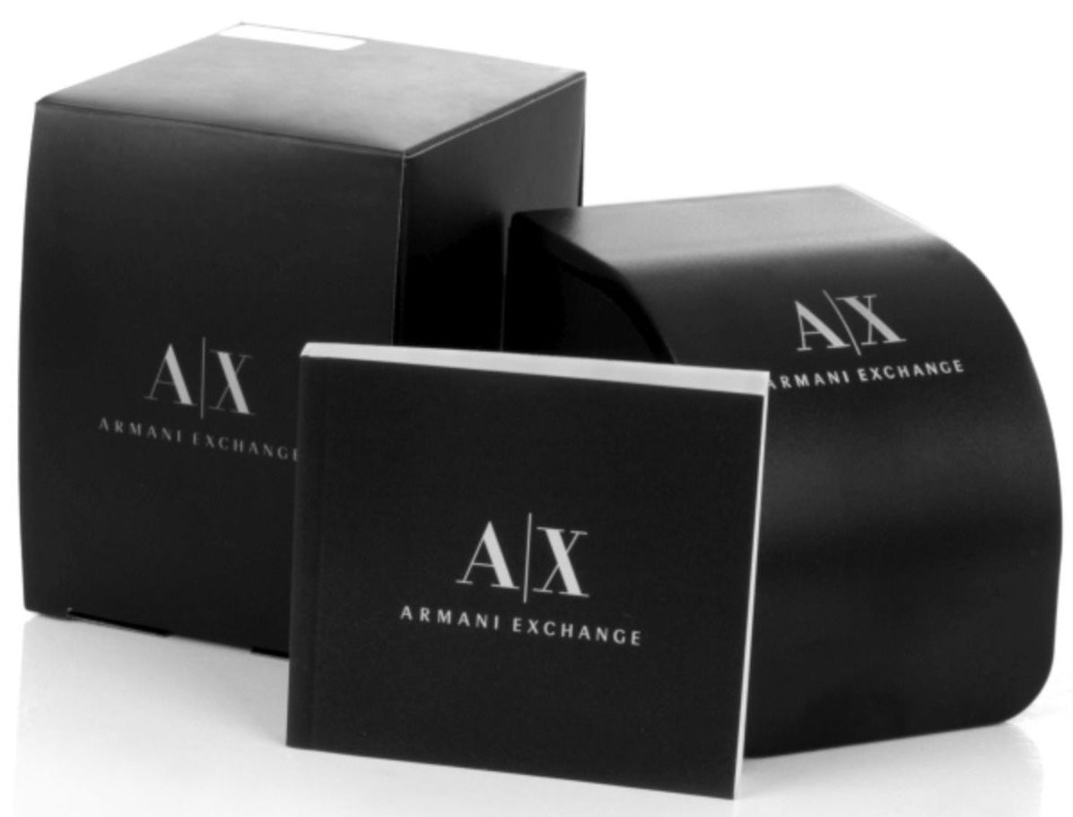 Armani Exchange Cayde Analog Grey Dial Grey Steel Strap Watch For Men - AX2722