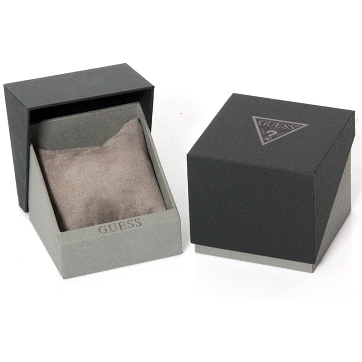 Guess Duke Crystals Black Dial Black Silicone Strap Watch For Men - GW0641G1