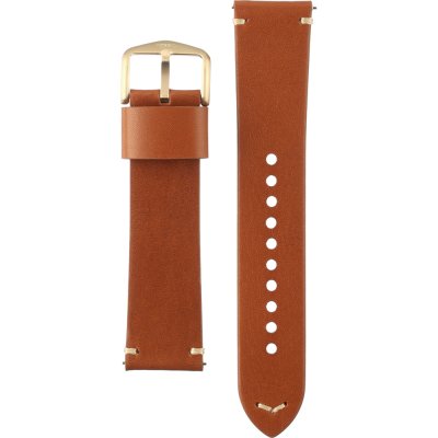 Fossil The Commuter Twist Black Dial Brown Leather Strap Watch for Men - ME1166