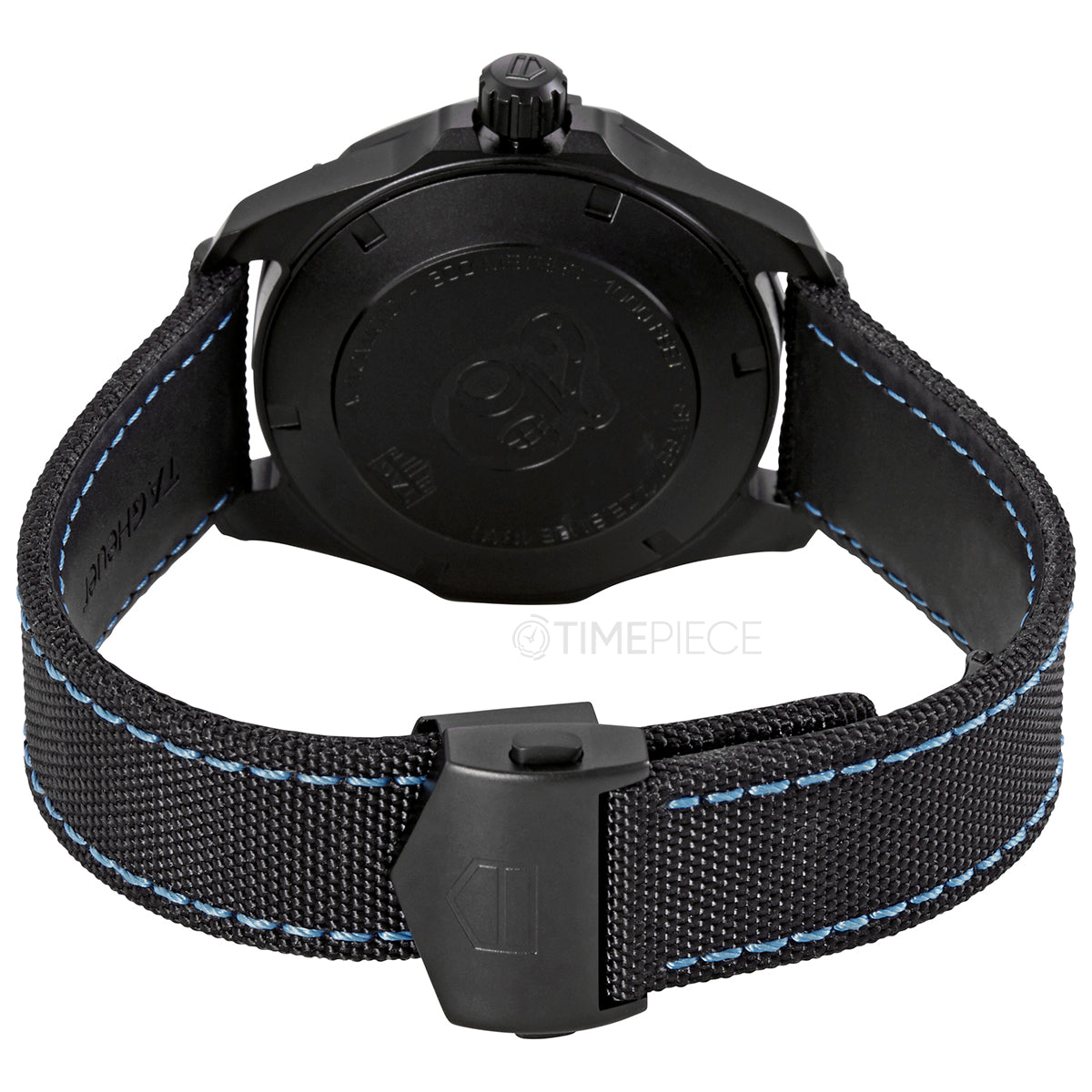 Tag Heuer Aquaracer Calibre 5 Black Nylon Strap Carbon Dial Watch for Men - WBD218C.FC6447