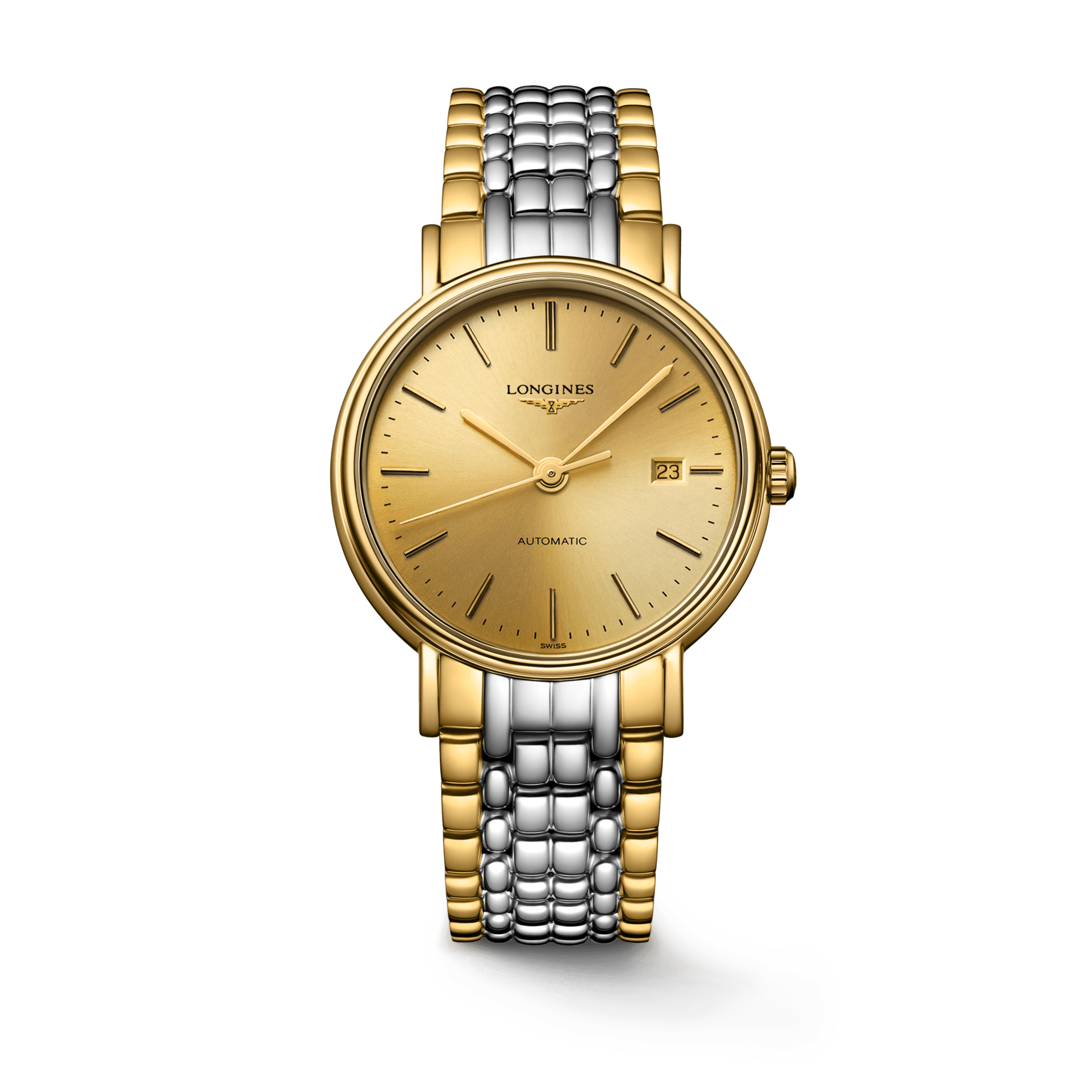 Longines Presence 38.5mm Automatic Stainless Steel Watch for Men - L4.921.2.32.7