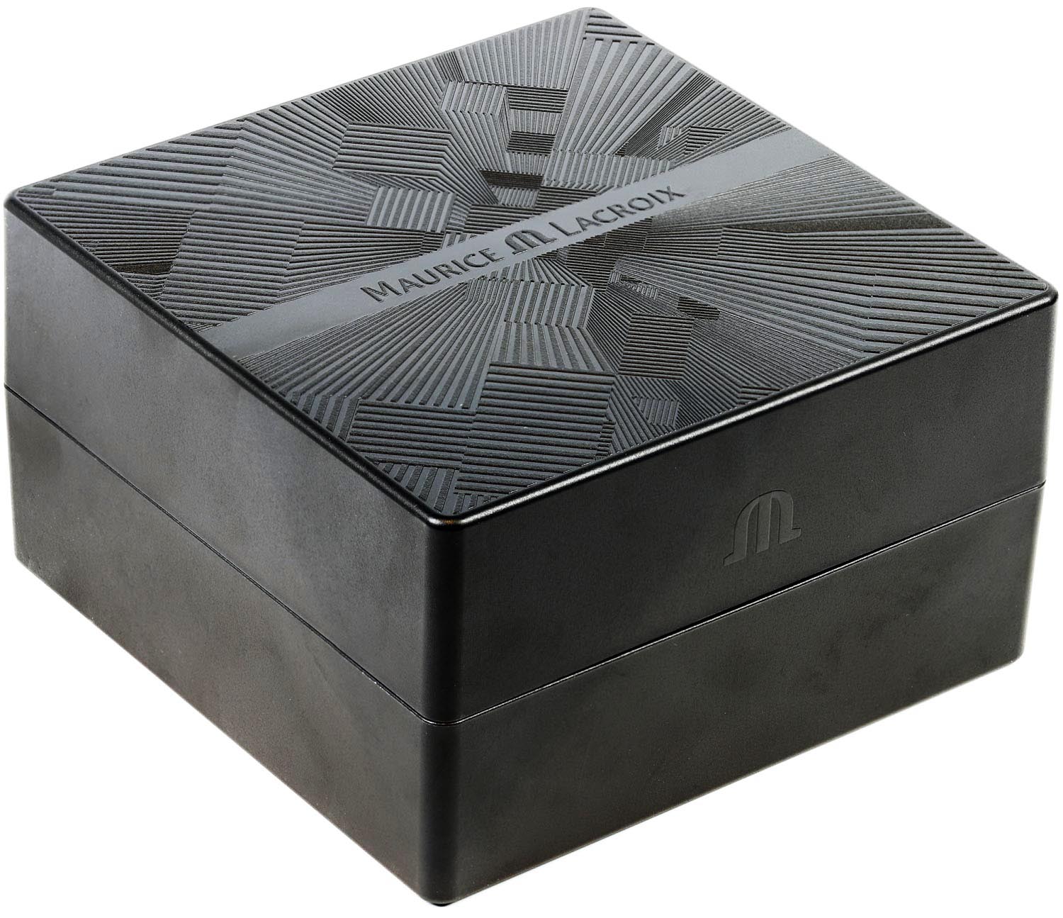 Maurice Lacroix Pontos Diver Limited Edition Black Dial Brown Leather Strap Watch For Men - PT6248-BRZ01-330-3