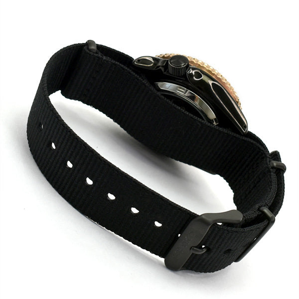 Seiko 5 Sports Automatic Blue Dial Black NATO Strap Watch for Men - SBSA098