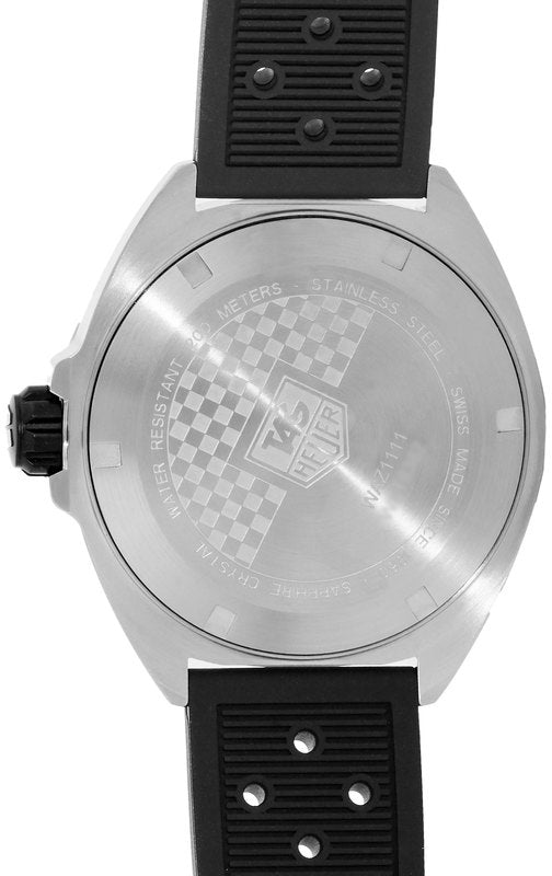 Tag Heuer Formula 1 Quartz White Dial Black Rubber Strap Watch for Men - WAZ1111.FT8023