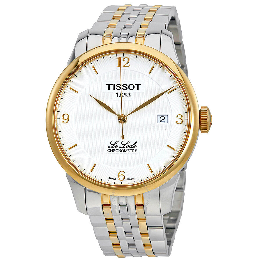 Tissot Le Locle Automatic Silver Dial Two Tone Steel Strap Watch For Men - T006.408.22.037.00