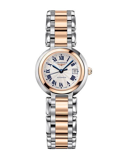 Longines PrimaLuna Automatic 26.5mm Silver Dial Two Tone Steel Strap Watch for Women - L8.111.5.78.6