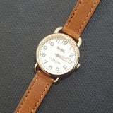 Coach Delancey Cream Dial Brown Leather Strap Watch For Women - 14502751