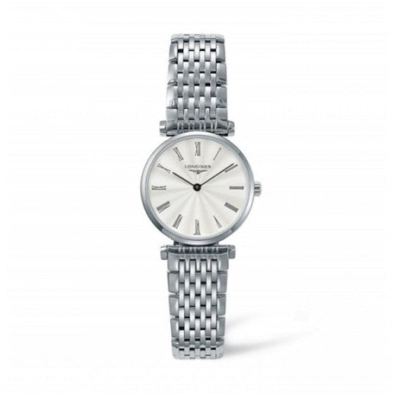 Longines La Grande Classique White Dial Silver Steel Strap Watch for Women - L4.209.4.71.6