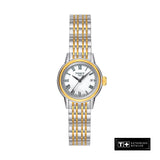 Tissot Carson Lady White Dial Two Tone Steel Strap Watch For Women - T085.210.22.013.00