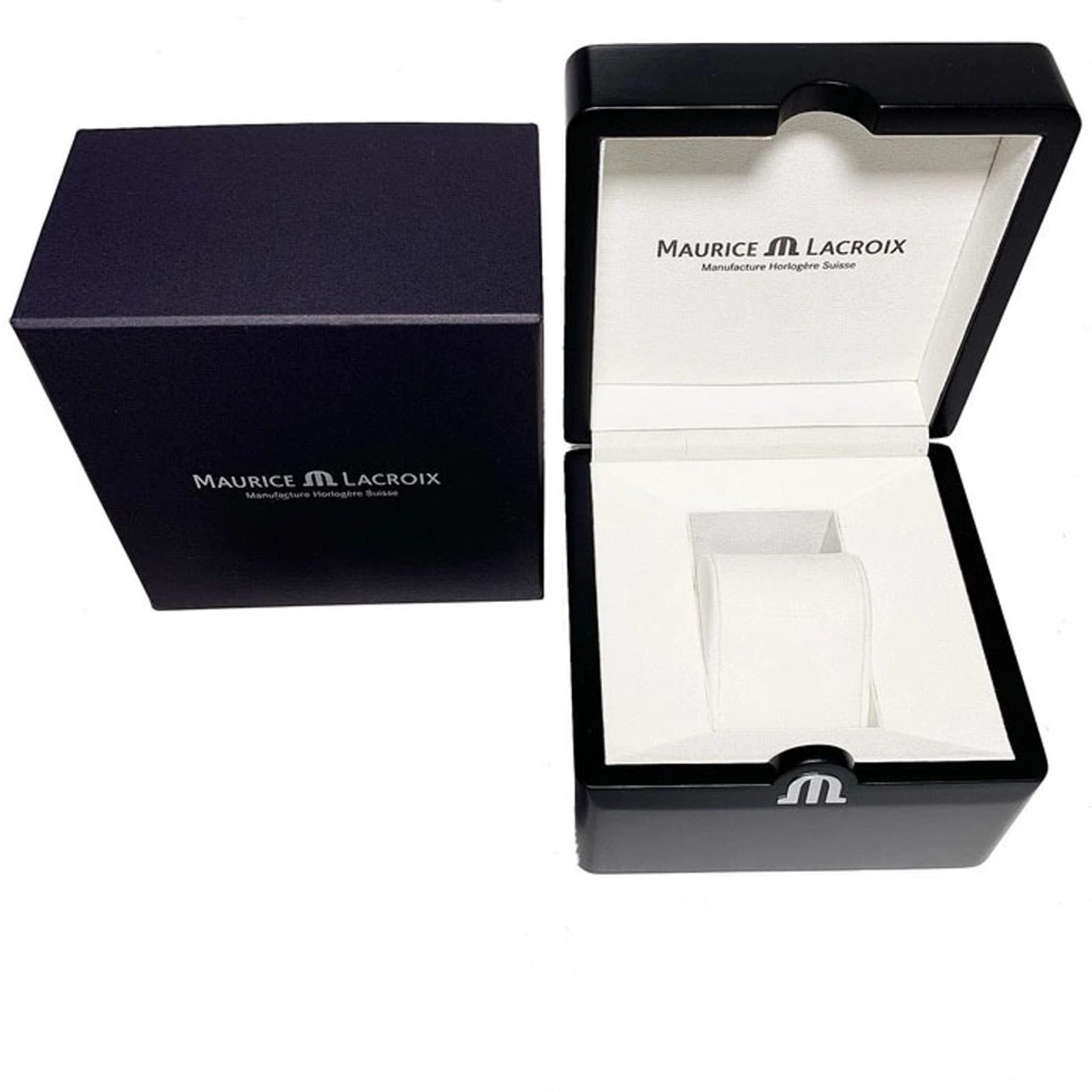 Maurice Lacroix Aikon Venturer Black Dial Black Rubber Strap Watch For Men - AI6058-BRZ0B-330-2