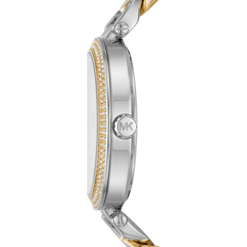 Michael Kors Catelyn Quartz Silver Dial Two Tone Steel Strap Watch For Women - MK4634