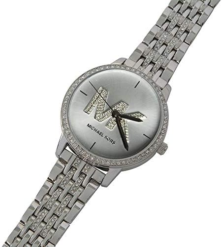 Michael Kors Melissa Quartz Silver Dial Silver Steel Strap Watch for Women - MK4370