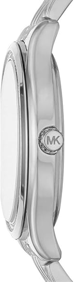 Michael Kors Mindy White Dial Silver Steel Strap Watch For Women - MK7075