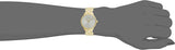 Calvin Klein Snake Silver Dial Yellow Gold Steel Strap Watch For Women - K6E23546
