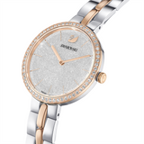 Swarovski Cosmopolitan Crystals Silver Dial Two Tone Steel Strap Watch for Women - 5644081