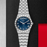 Tudor Royal Automatic Blue Dial Silver Steel Strap Watch for Men - M28600-0005