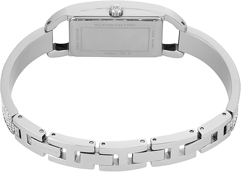 Michael Kors Empire Three-Hand Silver Dial Silver Steel Strap Watch for Women - MK4841