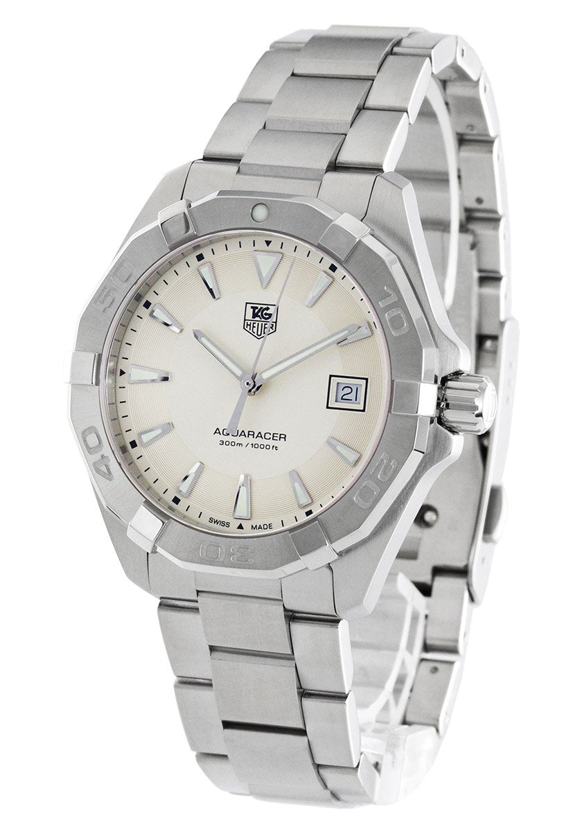 Tag Heuer Aquaracer White Dial Watch for Men - WAY1111.BA0928