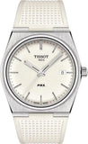 Tissot PRX 40 White Dial White Rubber Strap Watch For Men - T137.410.17.011.00