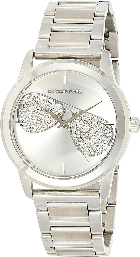 Michael Kors Harman Analog Silver Dial Silver Steel Strap Watch For Women - MK3672