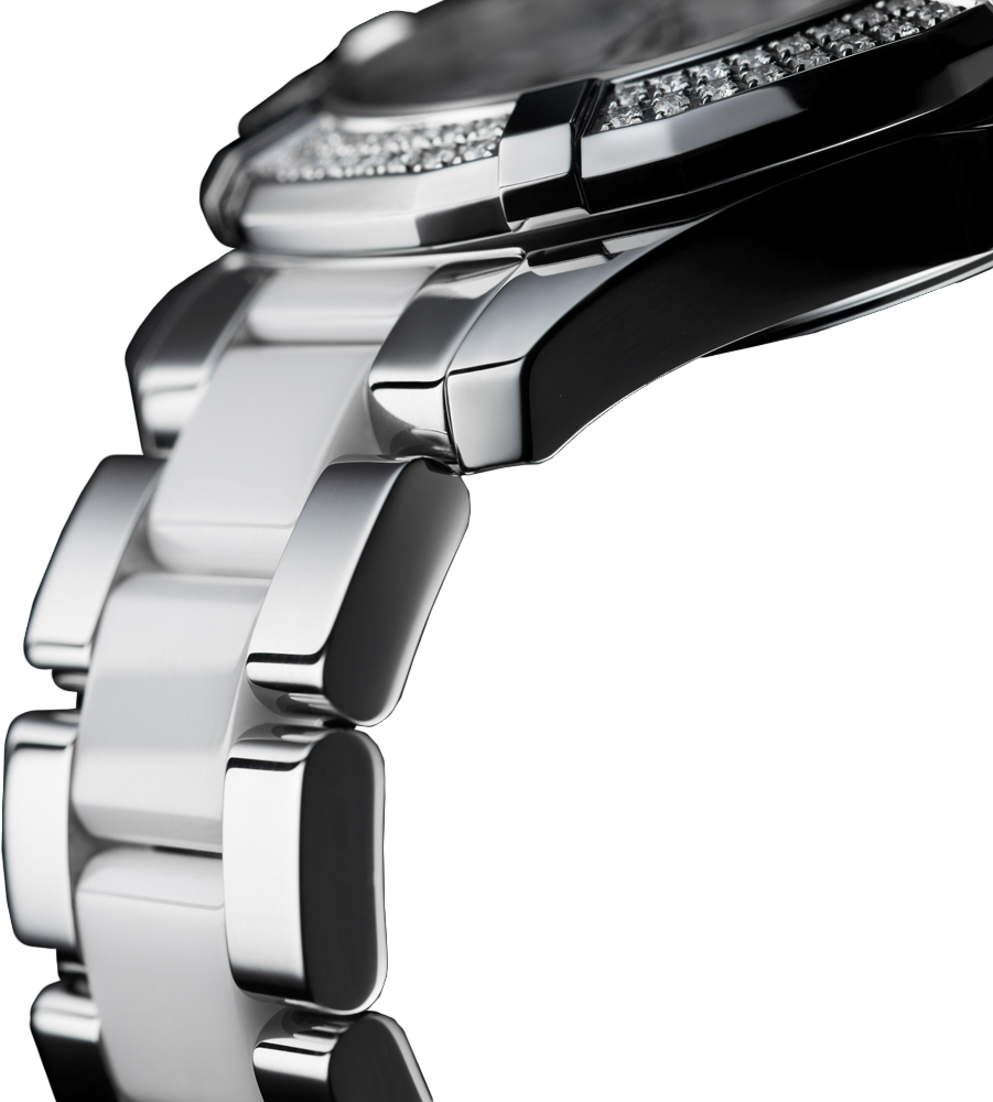 Tag Heuer Aquaracer Diamonds White Dial Two Tone Steel Strap Watch for Women - WAY131F.BA0914