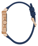Guess Leo Chronograph Blue Dial Blue Silicone Strap Watch For Men - GW0637G3