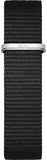 Daniel Wellington Classic Petite Cornwall Black Dial Black NATO Strap Watch For Women - DW00100216