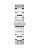 Guess Glitter Burst Diamonds Blue Dial Silver Steel Strap Watch for Women - GW0405L1