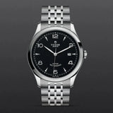 Tudor 1926 Automatic Black Dial Silver Steel Strap Watch for Men - M91650-0002