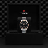 Tudor 1926 Automatic Black Dial Two Tone Steel Strap Watch for Men - M91651-0003