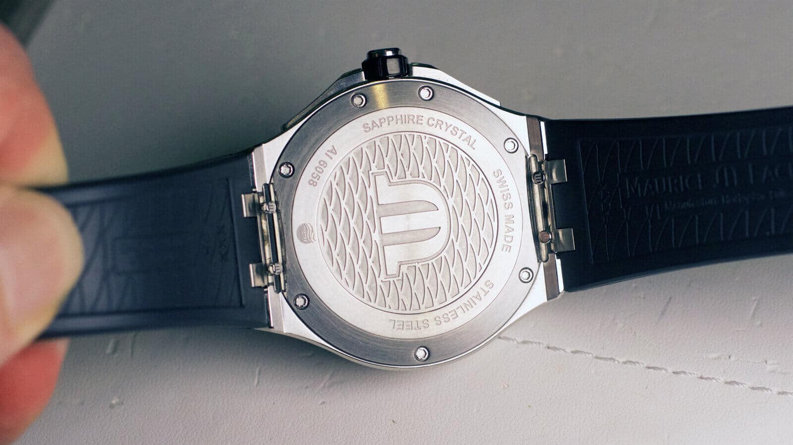 Maurice Lacroix Aikon Venturer Blue Dial Blue Rubber Strap Watch for Men - AI6058-SS001-430-1